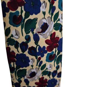 Liberty Of London Stunning Floral 100% Silk Tie Retired Print Retail $185